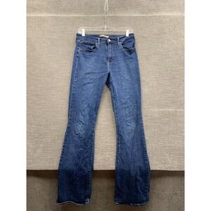 Levi's 725 Bootcut Jeans Women's 30 Blue Denim Red Tab High Rise Boho Streetwear